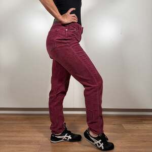 BDG Urban Outfitters Burgundy Corduroy Pants, Mom Jeans Size 27